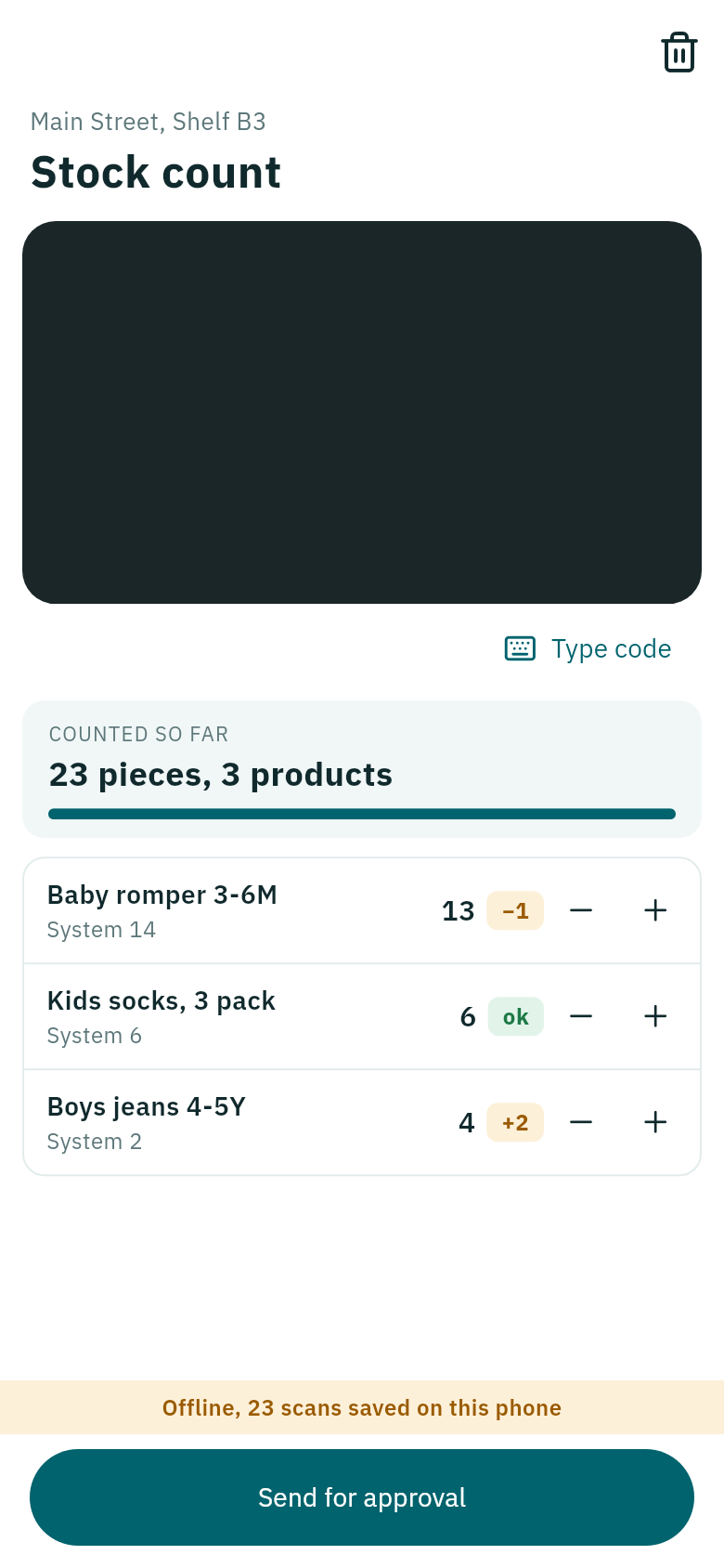 Counting in Weave Companion